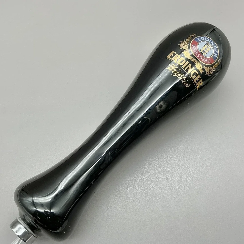 Erdinger Weissbier Beer Tap Handle Black Bar Pull Germany Draft Tower Pub